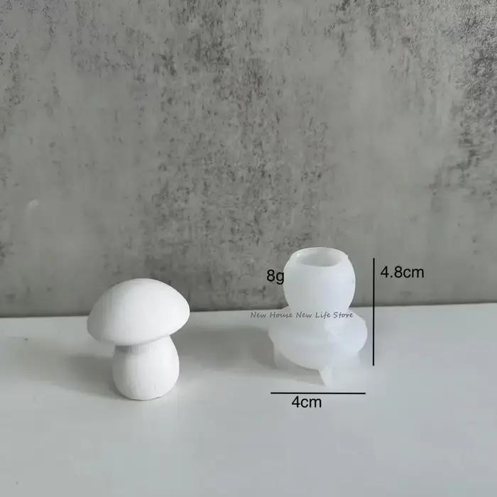 Mini moule à bougie champignon 3D fait à la main