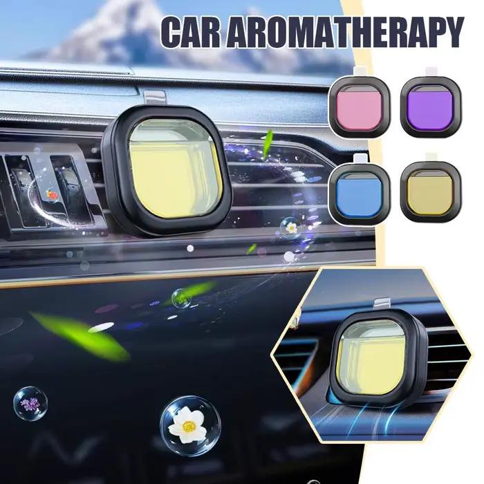 Baume d'aromathérapie pour voiture, parfum désodorisant longue durée, parfum léger pour voiture, parfum solide pour voiture, ornements de voiture