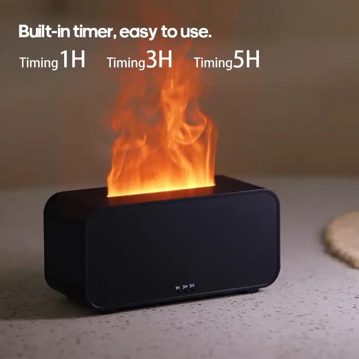 Diffuseur d'arômes à simulation de flamme colorée