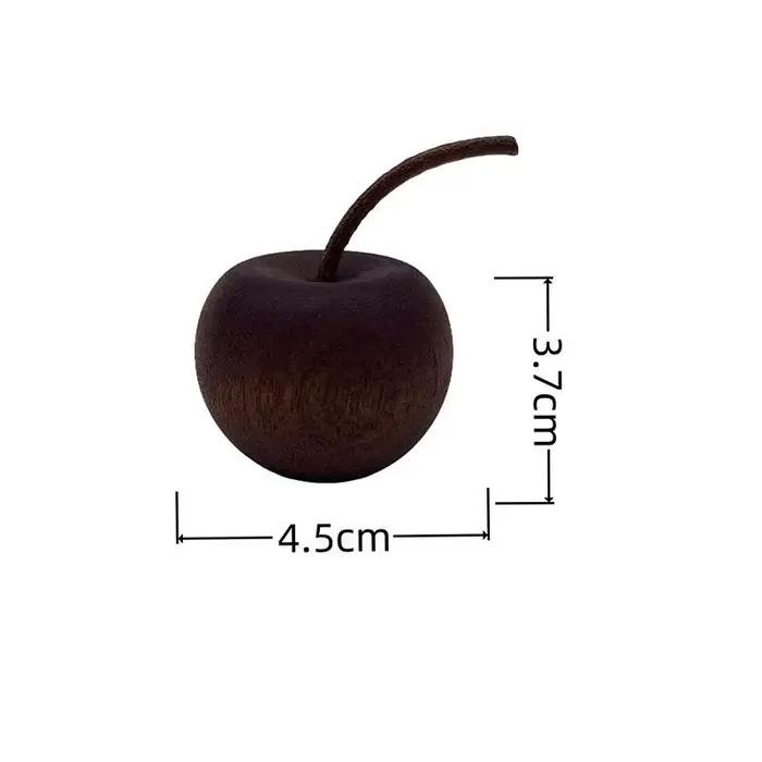♫ Diffuseur d'huiles essentielles en bois en forme de pomme, bâton d'aromathérapie décoratif en bois