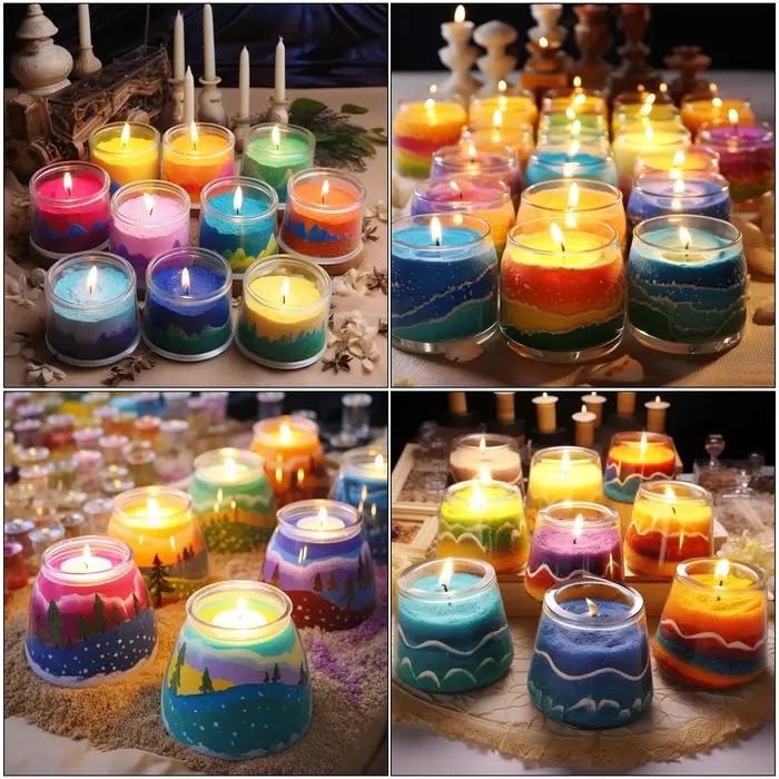 Cire de sable Combustible colorée 10G/50G