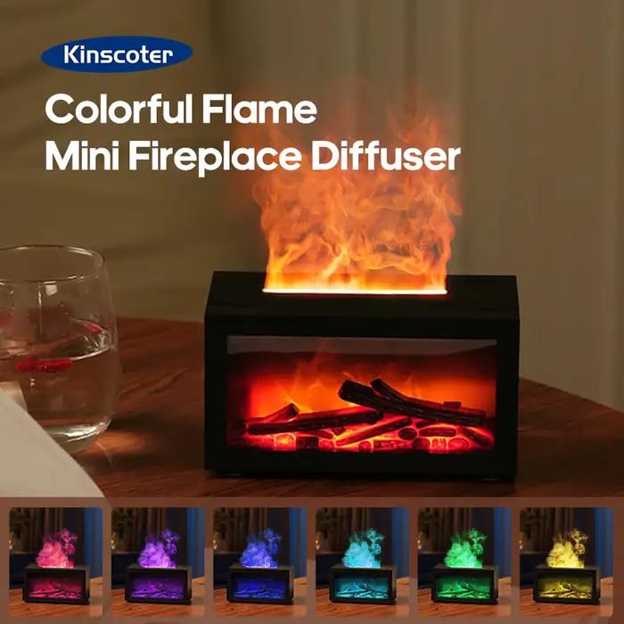 Mini diffuseur d'arôme de cheminée à flamme 140ml