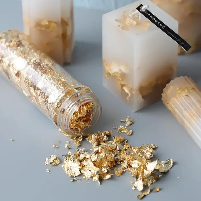 Feuille d'or de la bougie