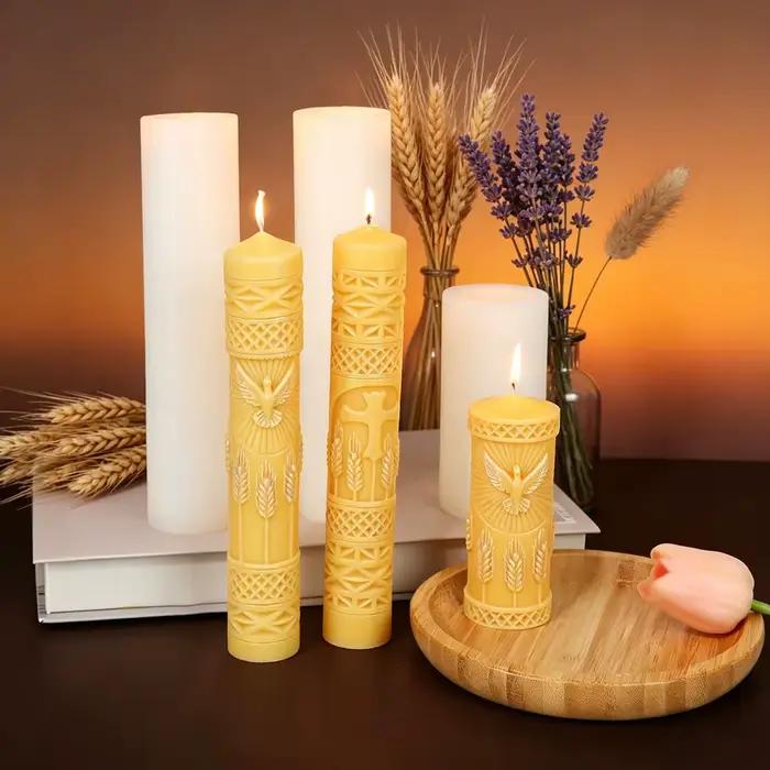 Moule DIY pour bougie cylindrique « Paix et Abondance »