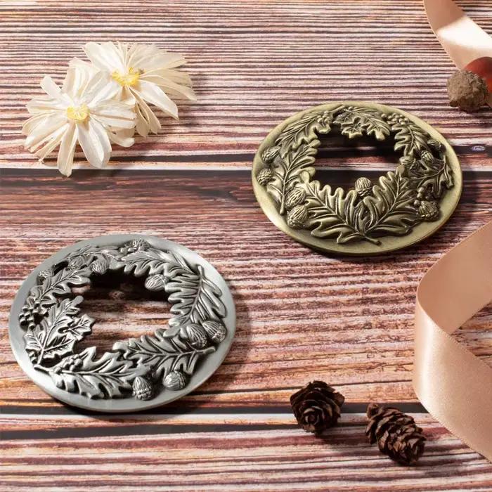 Couvercle de bougie Antique en Bronze/or/argent