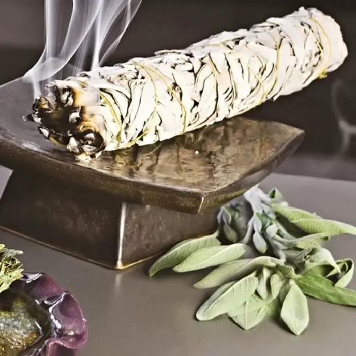 Bâtons d'encens de sauge blanche pour purification et nettoyage de la maison, aromathérapie portable à brûler