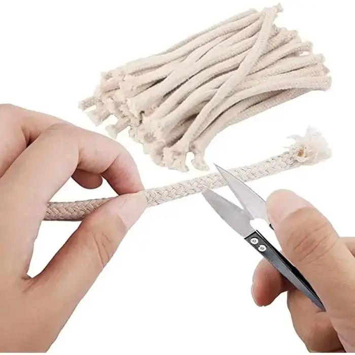 Mèches en coton pour bricolage et fabrication de bougies DIY flexibles et durables pour ambiance personnelle et cadeaux spéciaux
