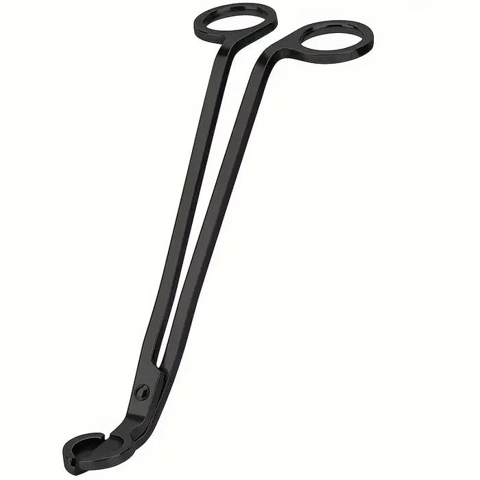 Coupe-mèche de bougie polie à portée profonde pour une combustion propre et réduction de la fumée pour amateurs de bougies et passionnés de décoration intérieure