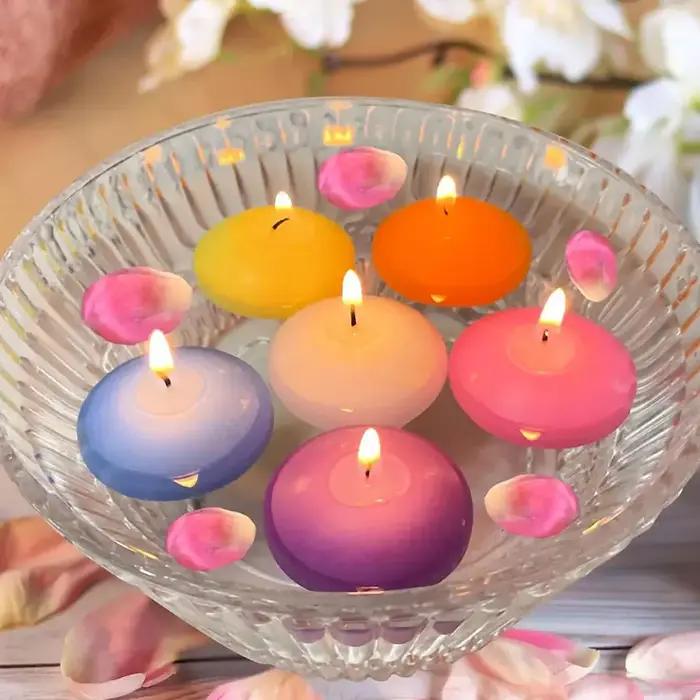 Moule rond en acrylique pour bougie de cire flottante