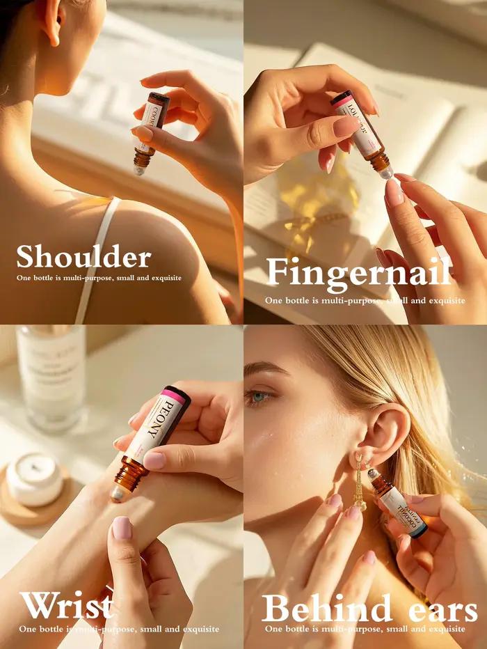 Huiles parfumées Cookie Roller 10 ml, longue durée, huiles de massage pour femmes, soins de la peau, cadeaux de fêtes, soins des ongles, hydratantes
