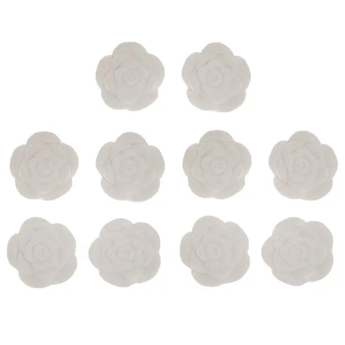 Diffuseur d'huiles essentielles en pierre de parfum de Rose, 10 pièces, bricolage, pierre d'aromathé