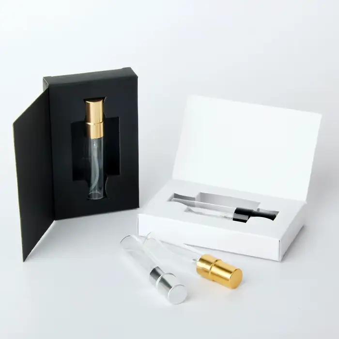 Bouteilles rechargeables personnalisées en verre avec atomiseur pour parfum, logo personnalisable, emballements de parfum vides pour cadeaux, bouteilles rechargeables pour soins personnels