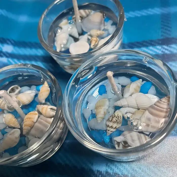 Cire de gelée transparente pour la fabrication de bougies DIY