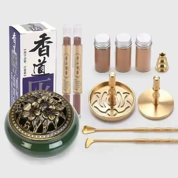 Brûleur d'encens en laiton Portable bricolage Zen