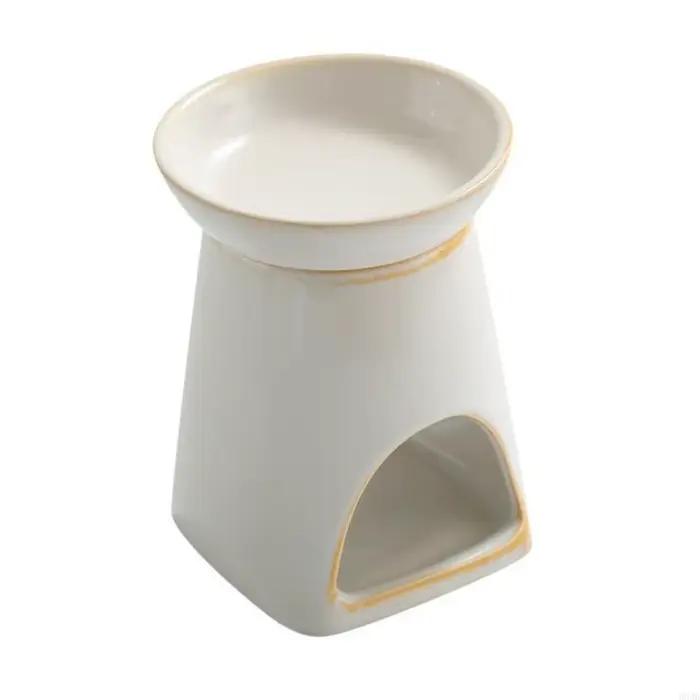 Brûleur d'huiles essentielles en céramique pour purifier l'air et créer une ambiance relaxante à la maison ou au bureau occasions spéciales-decoration-atmosphère-romantique