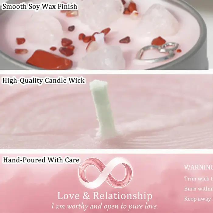 Bougies parfumées EVODUCK loi d'attraction manifestation d'amour aromathérapie pour la maison et la décoration de Noël occcasions spéciales et cadeaux