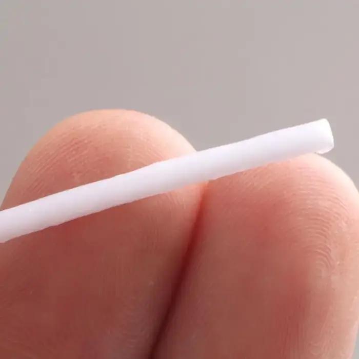 Mèches blanches tressées en coton ciré pour bougie, 5/10 m, DIY