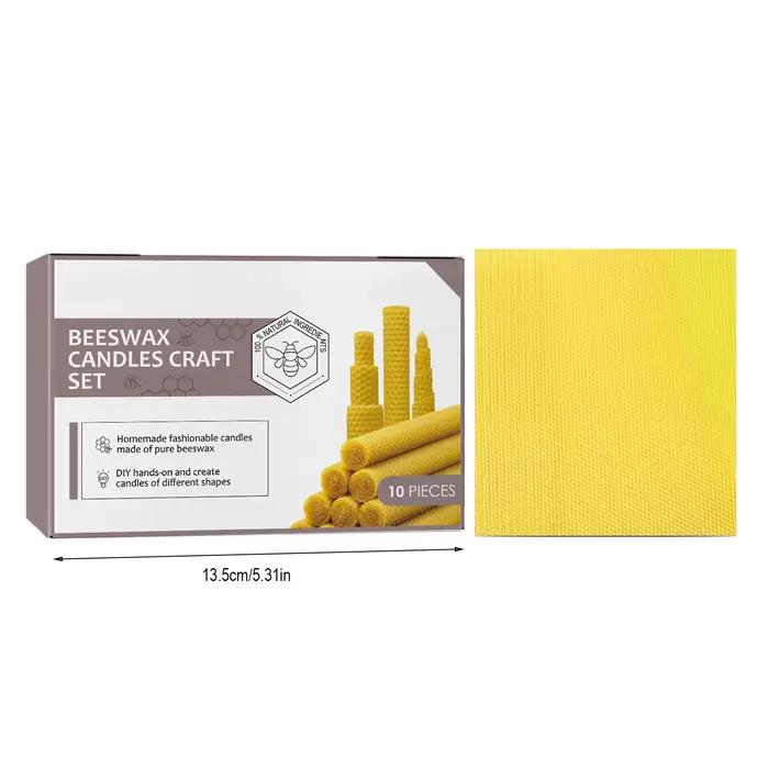 Bougies coniques en cire d'abeille, bougies décoratives de luxe pour la maison, occasions spéciales et cadeaux pour Noël, anniversaire, mariage et fêtes de fin d'année