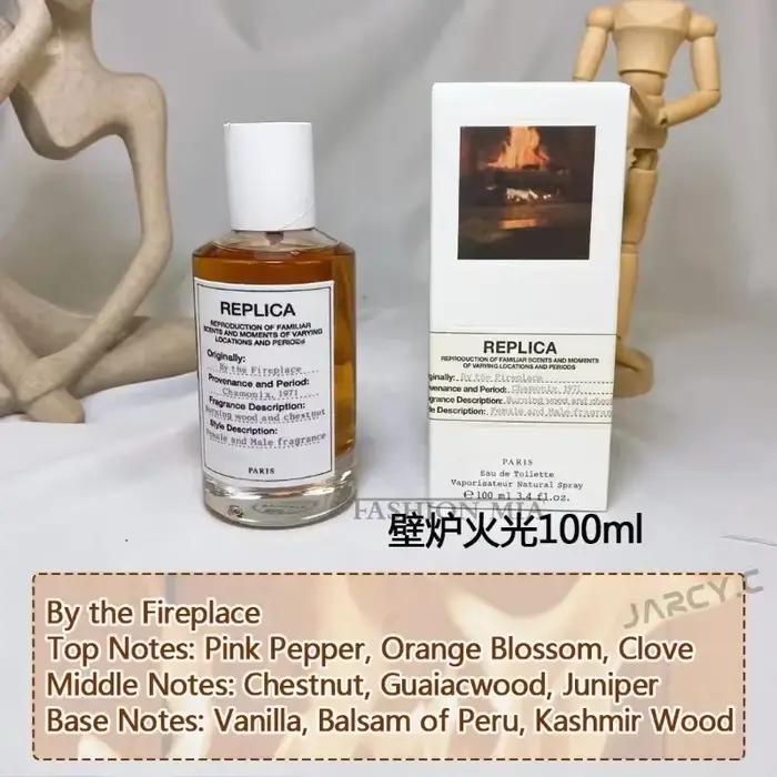 Parfum Woody Floral Perfume pour femmes avec atomiseur - The Fireplace - Haute Qualité - Notes Subtiles et Persistantes - Design Élégant - Pour Maison et Occasions Spéciales