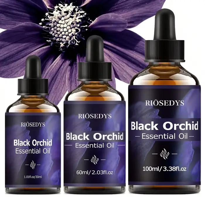 Huile Essentielle d'Orchidée Noire, Huile Parfumée Florale Riche pour Diffuseurs, Aromathérapie et Créations Parfumées DIY, Arôme Élégant