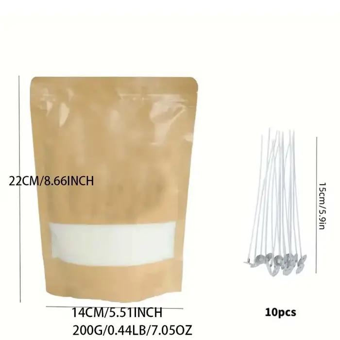 Mèches de bougies et de bougies en perles 200G