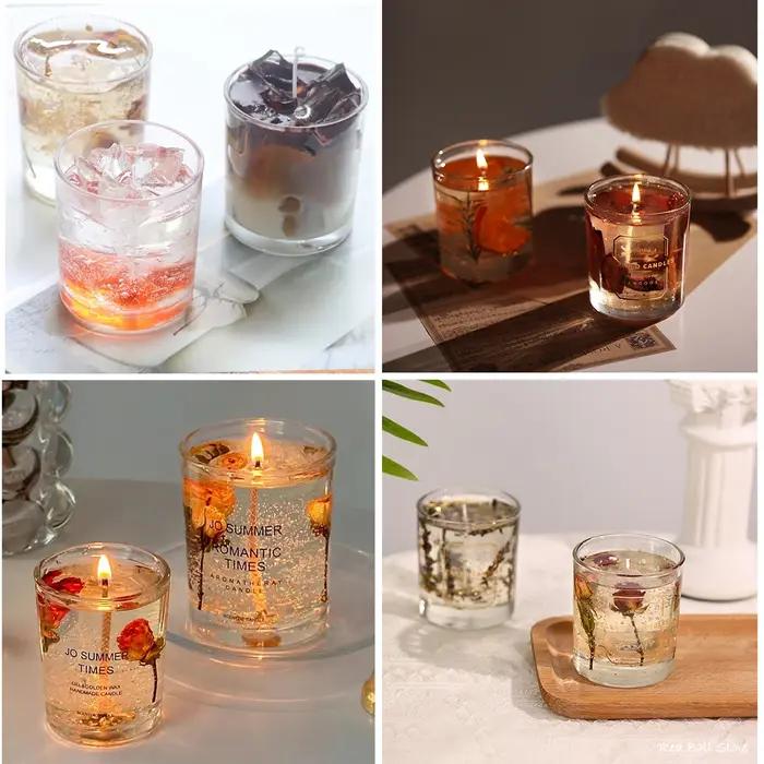 100G gelée cire en gros bricolage à la main parfumé bougie faisant des fournitures matériel