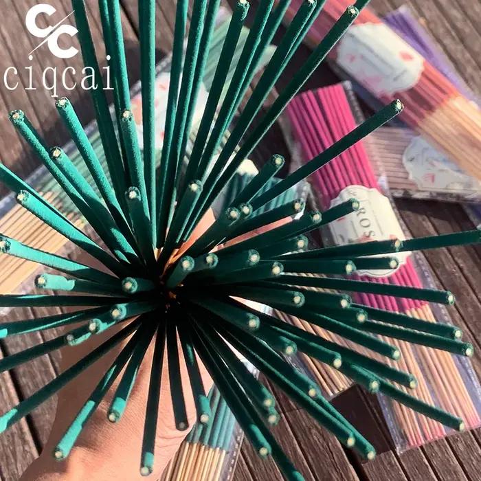 Ensemble de bâtonnets d'encens premium à forte senteur avec 7 parfums différents pour une ambiance apaisante et fraîche à la maison occasions spéciales