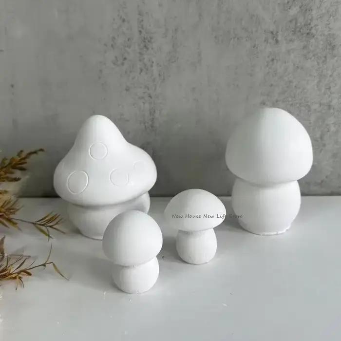 Mini moule à bougie champignon 3D fait à la main
