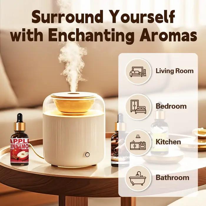 36 huiles parfumées de 30 ml, parfums longue durée pour humidificateurs/diffuseurs, cadeaux de fêtes pour amis