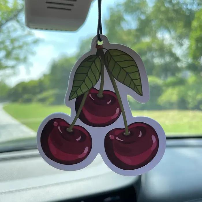 Tablettes parfumées pour voiture (tendance internationale) aux senteurs de cerise, de freesia et de poire anglaise, désodorisant pour armoire, parfum, décoration pour rétroviseur, pendentif pour intér
