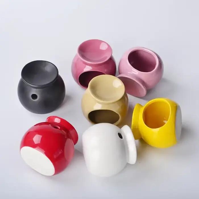 Brûleur d'arôme en céramique pour diffusion d'huiles essentielles, brûleur d'encens, décoration de maison, cadeau pour la famille et les amis