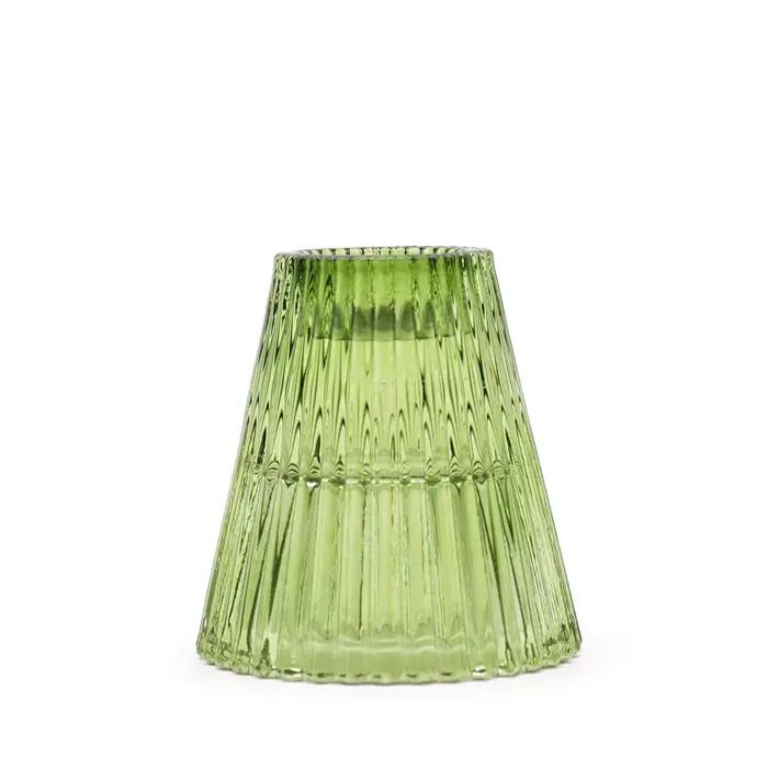 Set of 2 Flip Dinner Candle / Tealight Holder - Garden Jade