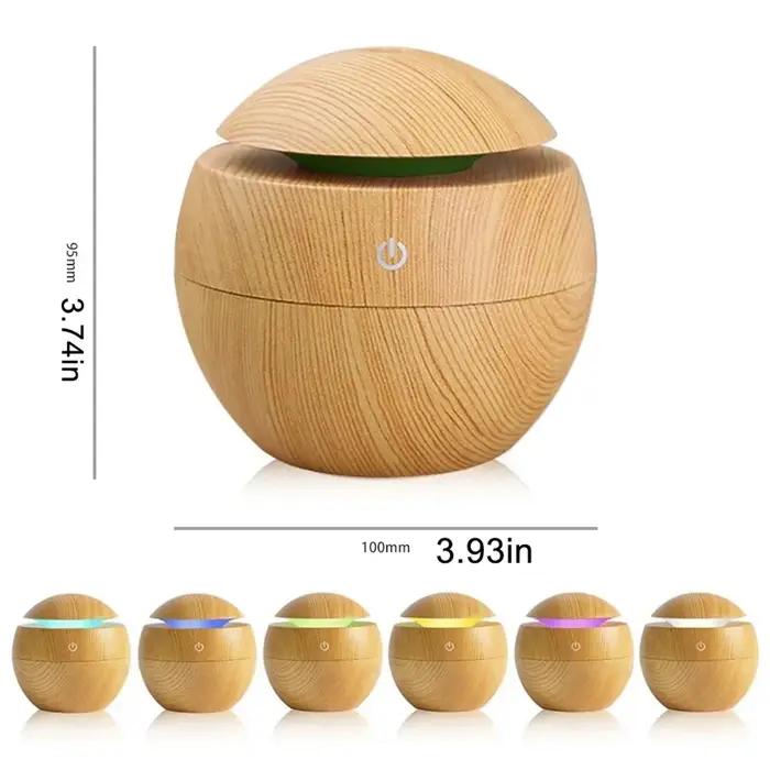 Humidificateur Électrique à Diffusion d'Arôme Ultrasonique Silencieux pour Diffusion d'Huiles Essentielles en Intérieur Usage Chambre à Coucher Bureau Salon Occasions Spéciales