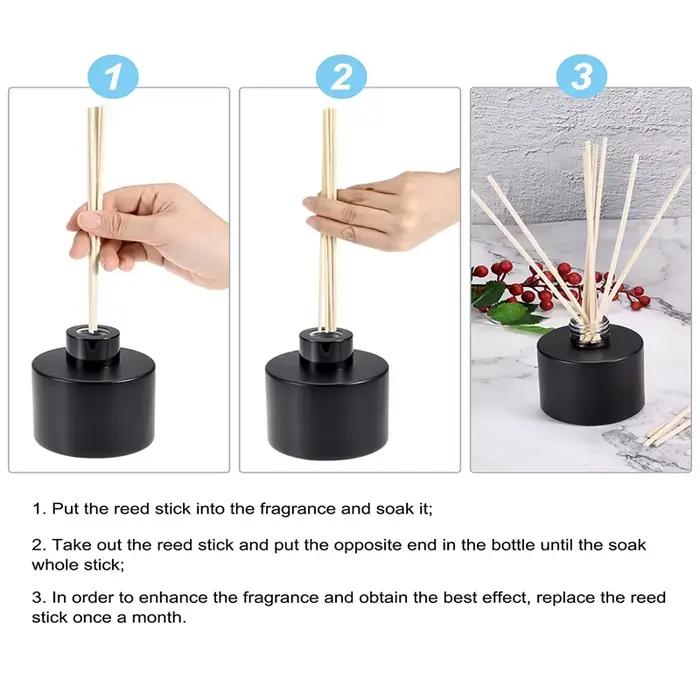 Bâtons de recharge pour diffuseur en rotin, 30cm de long, extra épais, en vingt couleurs pour une ambiance unique à la maison occasions spéciales