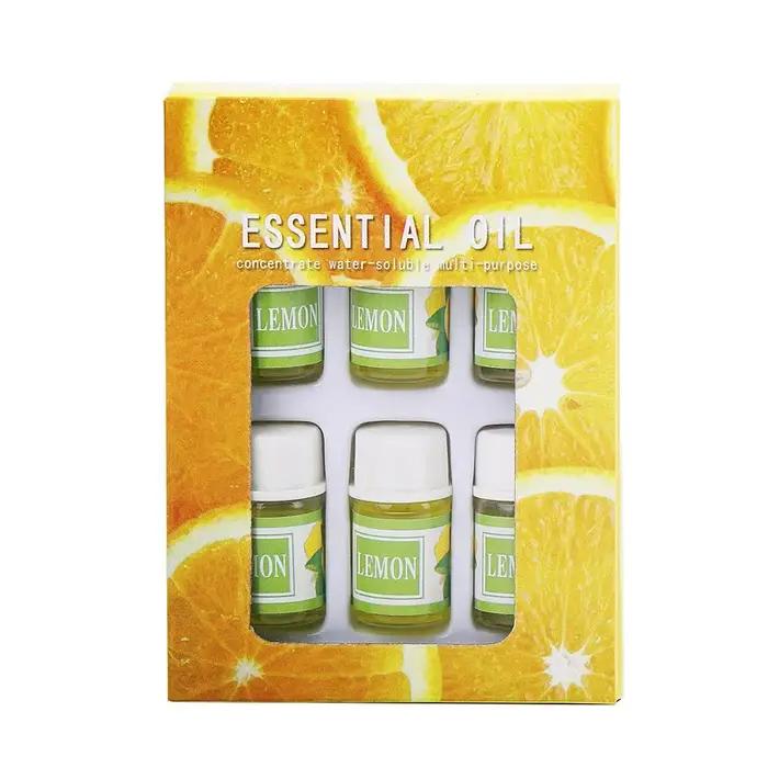 6 pièces/ensemble huiles essentielles boîte-cadeau arôme diffuseur humidificateur d'air soluble dans l'eau désodorisant