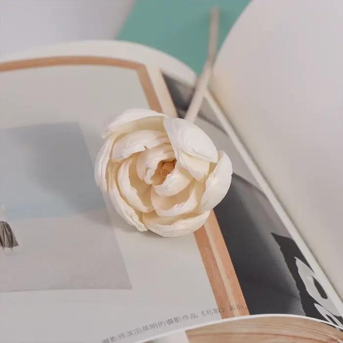 Bâtonnets diffuseurs de parfum sans flamme pour aromathérapie, fleurs aromatiques, simulation de fleur aquatique, fleur d'aromathérapie