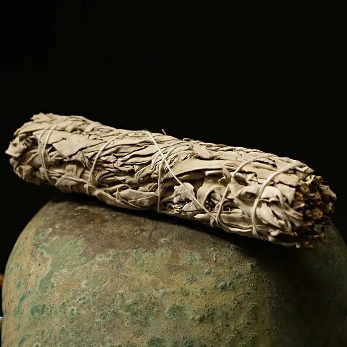 Bâtons d'encens de sauge blanche pour purification et nettoyage de la maison, aromathérapie portable à brûler