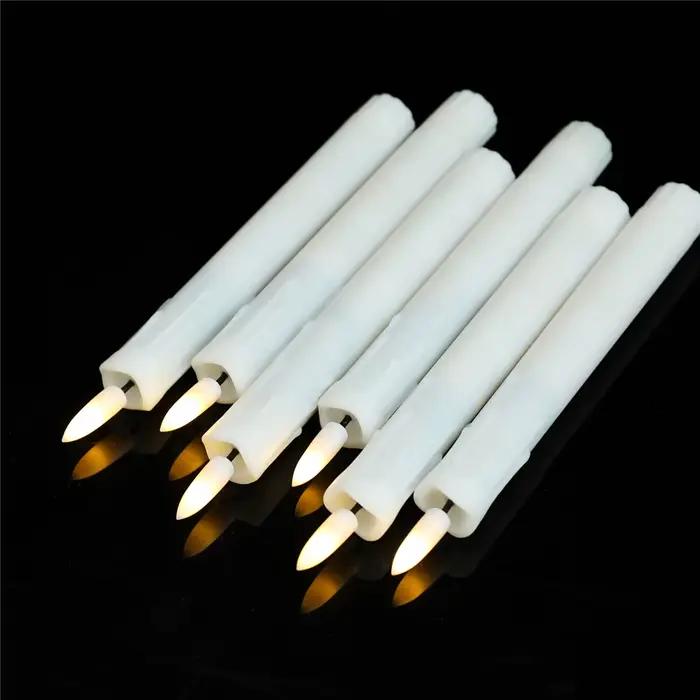 Paquet de 7 pouces de 3 bougies décoratives LED télécommandées