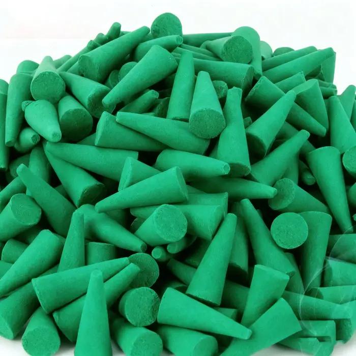 100 cônes d'encens à la citronnelle en poudre de bois crée un parfum durable qui apporte un air positif et pur à la