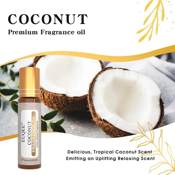 Huile Essentielle EUQEE Parfum Fruits Sucriés Huile de Parfum Noix de Coco Vanille Mangue Fraise Cerise Pastèque Pêche Olfactif Relaxant Occasions Spéciales