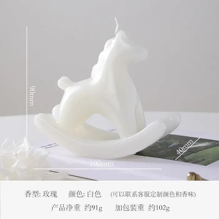 Bougie en forme de cheval