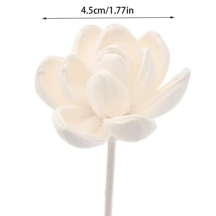 Bâtonnets diffuseurs de parfum sans flamme pour aromathérapie, fleurs aromatiques, simulation de fleur aquatique, fleur d'aromathérapie