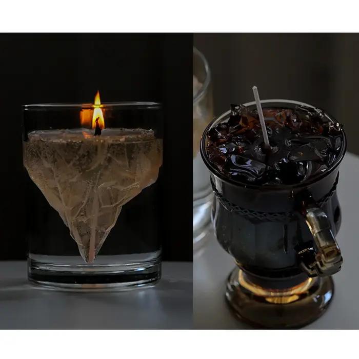 100G gelée cire en gros bricolage à la main parfumé bougie faisant des fournitures matériel