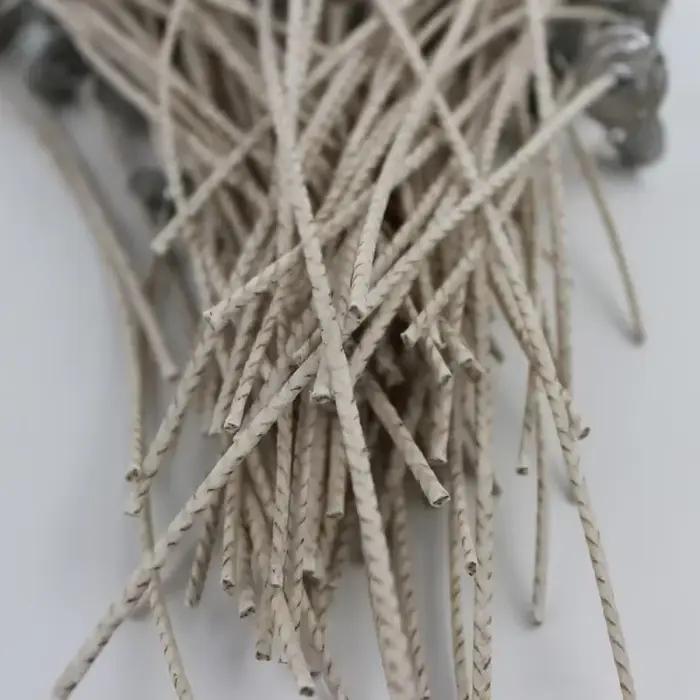 Mèches de bougie sans fumée pour cire de soja, gel ou paraffine, 103 pièces, noyau en pur coton, pour fabrication artisanale et cadeaux personnalisés