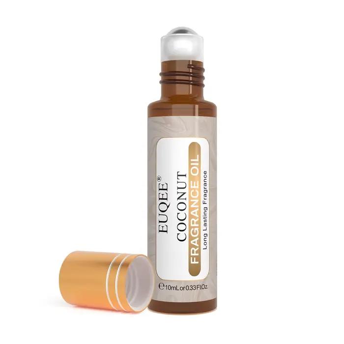 EUQEE 10ml rouleau fruits sucrés huiles de parfum-noix de coco vanille mangue fraise cerise pastèque