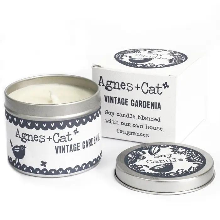 Tin Candle - Vintage Gardenia