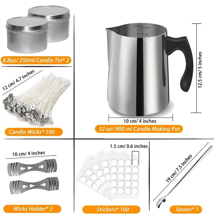 Kit de démarrage pour fabrication de bougies