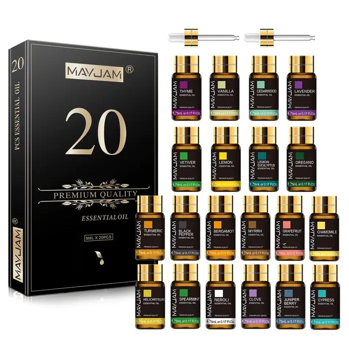 MAYJAM 20 pièces huiles essentielles coffret cadeau
