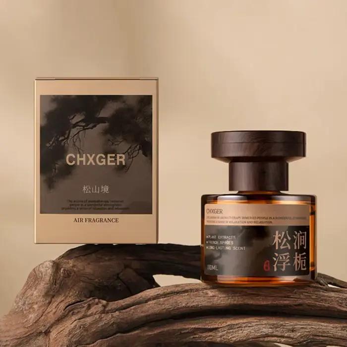 Parfum de voiture 110 ml, diffuseur d'huiles essentielles longue durée, éliminateur d'odeurs pour la décoration intérieure de la voiture et de la maison