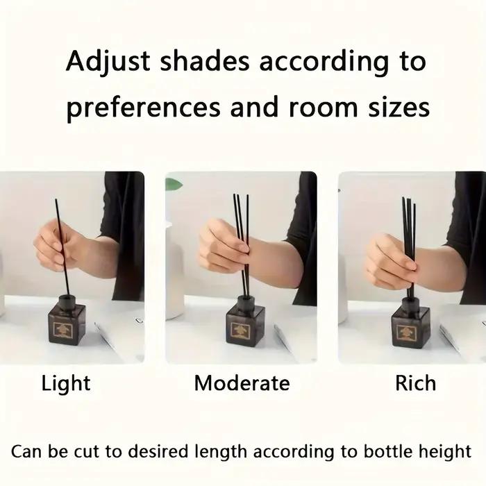 Bâtons de diffusion d'aromathérapie noirs de 150 pièces pour usage intérieur uniquement élégants et pratiques pour sentir bon chez soi occasions spéciales